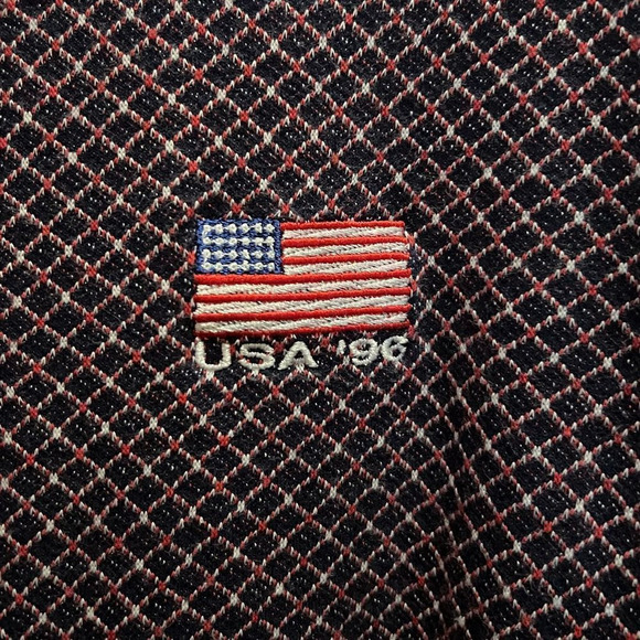 Vintage Antigua USA 1996 Flag Golf Shirt - Picture 2 of 7